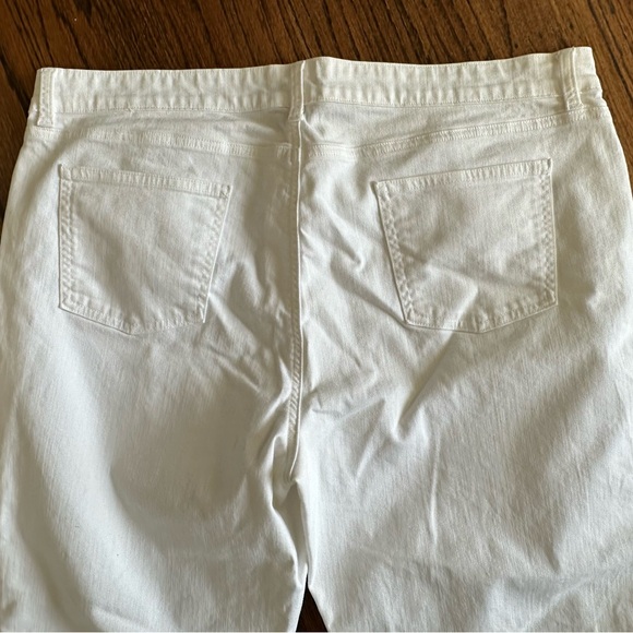 Eileen Fisher White Jeans 14 - Picture 4 of 6